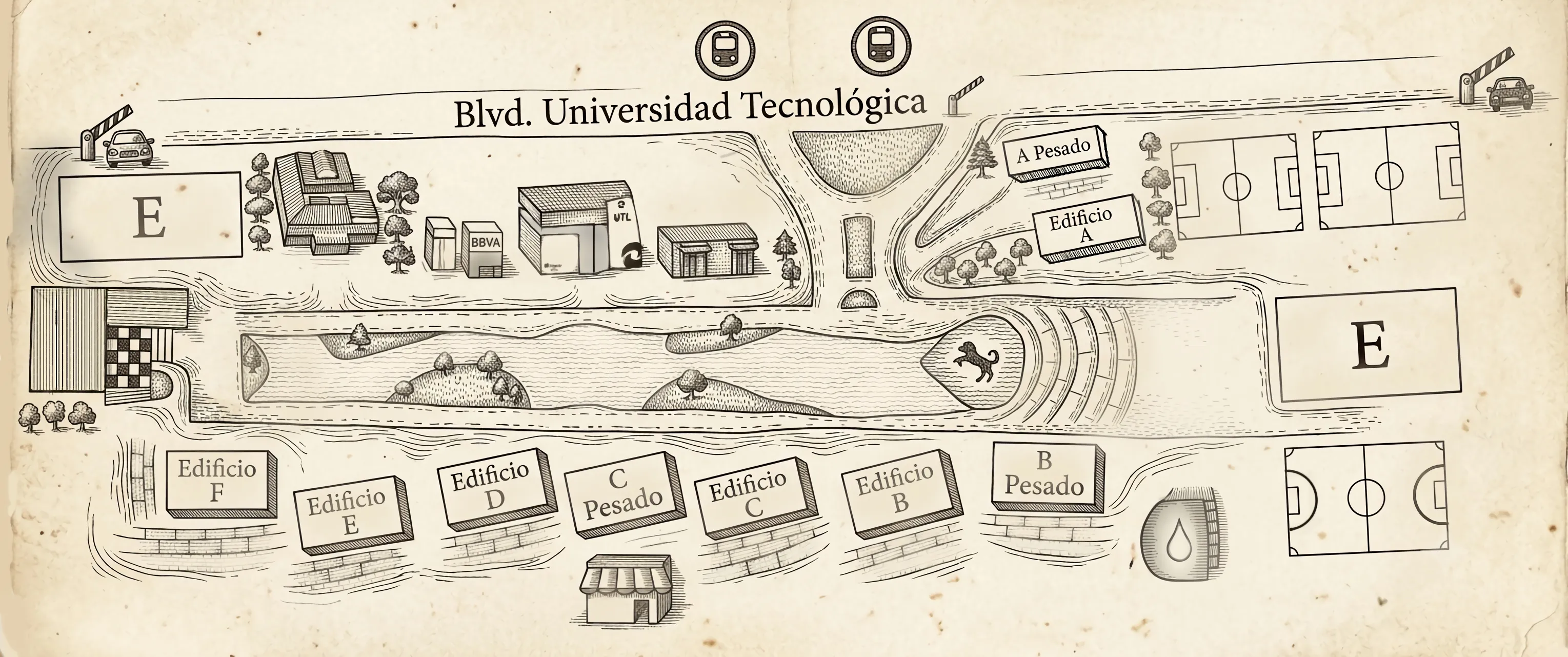 Mapa del campus UTL